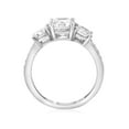 thumbnail image 3 of 1 1/2ct Diamond Three Stone Engagement Ring Solid 14K White Gold, 3 of 4
