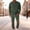 002 Army Green, variant on Men's Quarter Zipper Jacket and Drawstring Pants Set Regular Fit Stand Collar Elbow Patchwork Tracksuit with Pocket