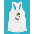 thumbnail image 3 of Beautiful Dog With Crown Tank Women -Image by Shutterstock, Female x-Large, 3 of 4