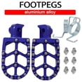 thumbnail image 3 of Dirt Bike Foot Pegs CNC for Yamaha Banshee 350 200 Raptor 660 350 250 CR CRF XR 50 70 80 100 110 KLX 50 110 125cc BT200X Tao DB-X Pit Dirt Bike Motorcycle, 3 of 7