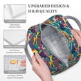 thumbnail image 3 of Disketp Colorful Carp Streamer Bolsa Térmica para Almuerzo, Lonchera con Abertura Amplia y Gran Capacidad, Organizador Reutilizable para Mujeres, Hombres y Adultos, 3 of 6