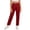 03 Red, variant on Girls School Uniform Pants Classic Khaki Straight Leg Flat Front Stretch Twill Trousers Chino Slacks Kids Black
