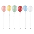 thumbnail image 3 of Yuarrent 1 Juego de suministros para decoración de pasteles pequeños, soporte para globos, juego para hornear, decoraciones de feliz cumpleaños, Herramientas y accesorios para hornear Verde Yuarrent HA060373-03, 3 of 6