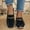 Black, variant on WAVSUF Women's Fashionable Flat Loafers, Low Heel Arch Support Soft Sole Casual Dressy Shoes Khaki Size 37