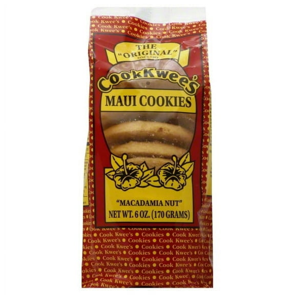 Cookkwee's Chocolate Chip Macadamia Nut Cookies, 6 Oz.