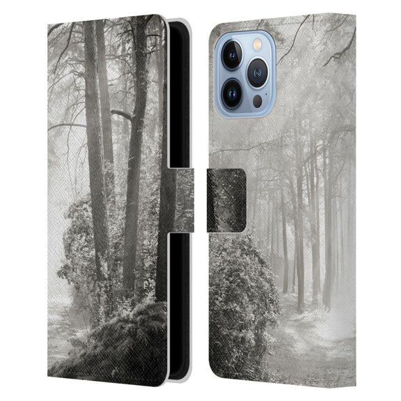 Head Case Designs Officially Licensed Dorit Fuhg In The Forest Into The Forest 2 Leather Book Wallet Case Cover Compatible with Apple iPhone 13 Pro Max