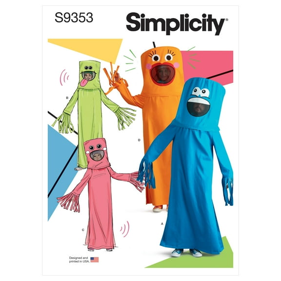 Simplicity Adult Costume-XS-S-M-L-XL