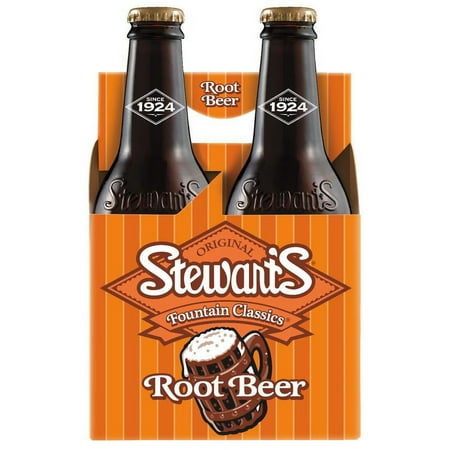 Stewart's Original Fountain Classics Root Beer, 12 Fl. Oz., 4 Count