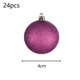 thumbnail image 2 of 24 X 4 Cm Christmas Baubles Hanging Christmas Balls Christmas Tree Decoration Kit, 2 of 4