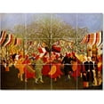 thumbnail image 1 of Ceramic Tile Mural-Jean-Jacques Rousseau Poster Art Painting 56. 32" w x 24" h using (12) 8 x 8 ceramic tiles, 1 of 3