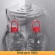thumbnail image 5 of - Shower Corner Shelf, No Drilling Bathroom Shelf, Accessory And Kitchen Shower Caddy, Aluminum, 2 Pieces Silver, 5 of 5