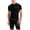 Black, variant on Men's Swim Rash Guard Set Short Sleeve with Sports Shorts Quick Dry 2 Piece Sun Protection Surfing Swimsuit