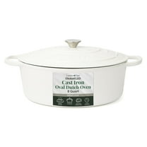 8 qt Dutch Oven with Lid | Enameled Cast Iron Cookware | Non Stick, Non Toxic, Oven Safe