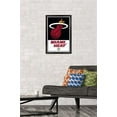 thumbnail image 2 of NBA Miami Heat - Logo 21 Wall Poster, 14.725" x 22.375", Framed, 2 of 3