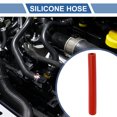 thumbnail image 2 of Unique Bargains 1pcs 10mm 0.39" ID 200mm 7.87" Length 0° Red Car Silicone Hose Universal, 2 of 7