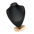 thumbnail image 1 of Soporte de exhibición de collar Zulema busto de exhibición de collar Negro M, 1 of 7