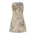 thumbnail image 5 of BangWanChi Casual Dresses for Women Women's Casual with Pockets Summer Floral Print Dress V-Neck Mini Dresses, 5 of 6