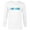 White, variant on Marvel Ant-Man and the Wasp: Quantumania Movie Logo Reveal - Long Sleeve T-Shirt for Men - Customized-White