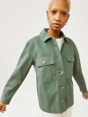 Free Assembly Surplus Shirt Jacket Women's