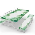 thumbnail image 6 of Eoperou 1 Set Outdoor Table And Chair Cover Leaf Print Waterproof with Anti-slip Elastic Band Camping Dirt-resistant Desk Protector Picnic Bench Sleeve Patio Fitted Tablecloth, 6 of 8