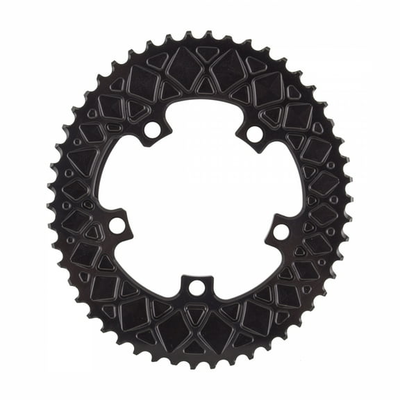 absoluteBLACK Premium Oval Road Chainring 5x110BCD 50T - Black
