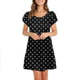 thumbnail image 4 of SMihono Robe Bohème d'Été pour Femmes Grande Taille Mode pour Femmes Décontractée à Manches Courtes Croisées Col Rond avec Poche Robe de Couleur Unie, 4 of 7