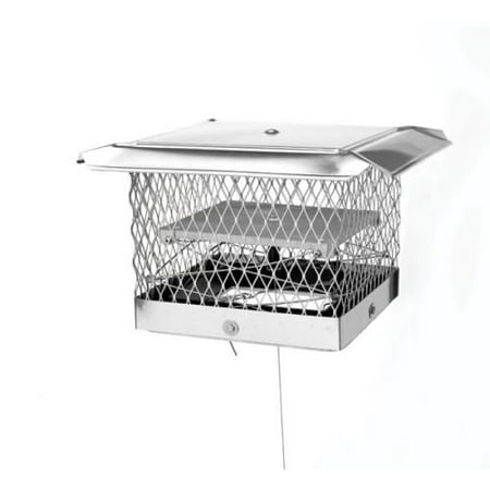 Lock Top Ii 8 X 17 Chimney Cap Damper 5 8 Walmart Com