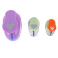 thumbnail image 3 of WASHWEPE 3Pcs Craft Paper Punches with Assorted Colors for DIY Scrapbook and Handmade Cards, 3 of 7