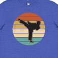 thumbnail image 4 of Inktastic Karate Martial Arts Silhouette Youth T-Shirt, 4 of 5