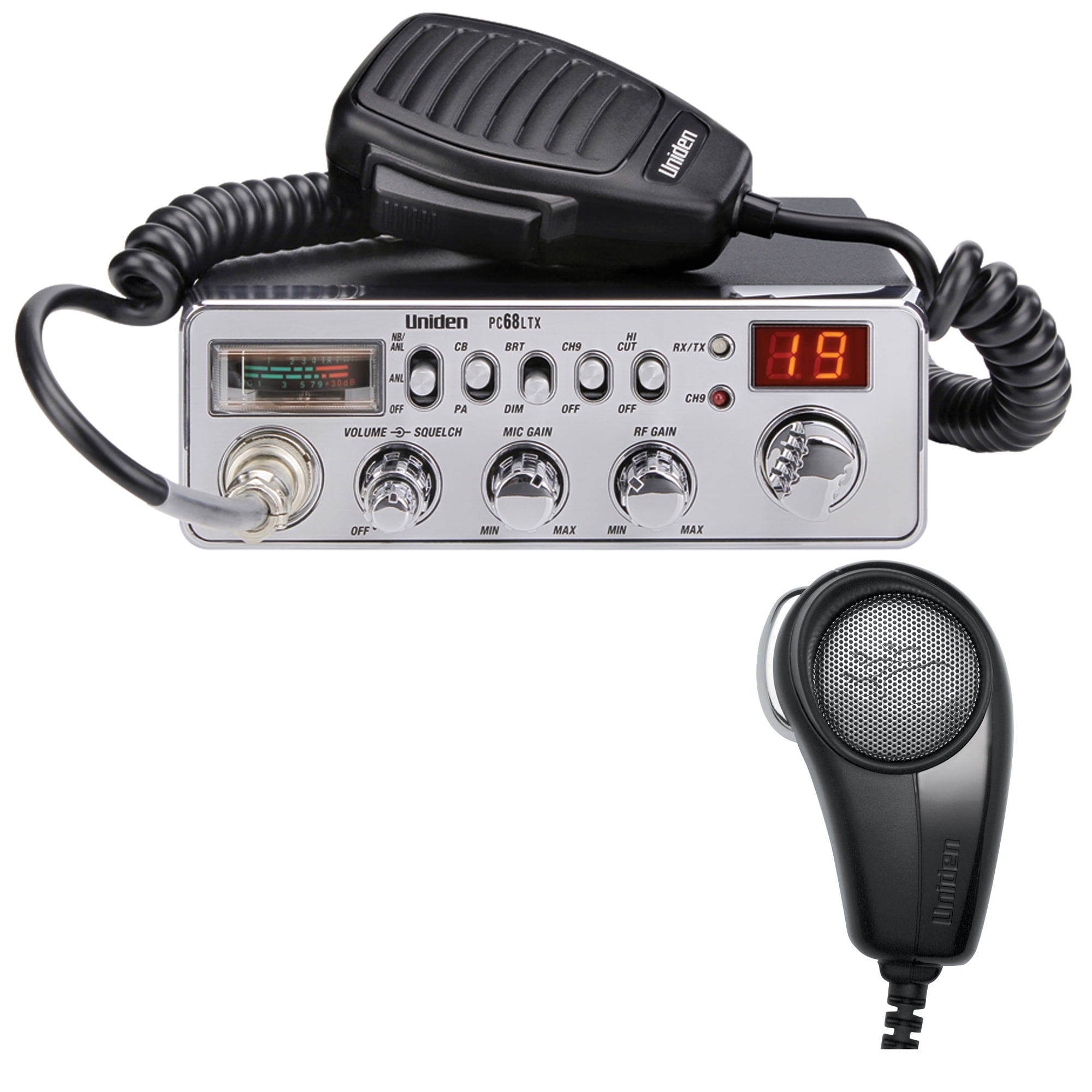 Uniden 40-Channel Automatic Noise Limiter CB Radio, Black PC78LTX