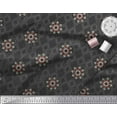 thumbnail image 3 of Soimoi Polyester Crepe Fabric Damask & Argyle Geometric Print Fabric by The Yard 42 Inch Wide, 3 of 3
