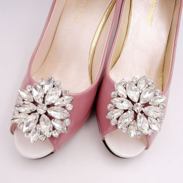 Rhinestone DIY Shoe Clip Bridal Shoes Buckle