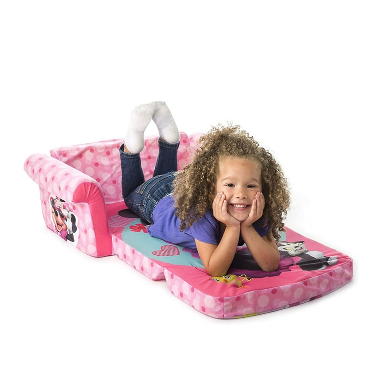 Marshmallow Furniture Kids 2-in-1 Flip Open Comfortable Foam Compressed  Lounging Home Sofa Chair And Extendable Sleeper Bed, Encanto : Target