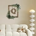 thumbnail image 1 of BKER Wooden Alphabet Wreath For Wall Home Living Room Bedroom Decorative Letter Sign With Hook And Rope For DIY Word Display, 1 of 7