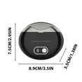 thumbnail image 3 of Cortauñas recargables con pantalla digital, cortauñas automático, pulidora de uñas eléctrica con pantalla digital, juego de manicura negro, 3 of 5