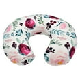 thumbnail image 5 of Floral Nursing Pillow Cover, Breastfeeding Pillow Slipcover , Pillow Case , Soft Fabric Fits Snug On , Washable & Breathable, Watercolor Flower, 5 of 8
