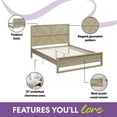 thumbnail image 3 of LOOM Archer Wood Bed Frame with Headboard, 3 of 9