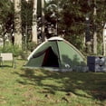 thumbnail image 3 of vidaXL Camping Tent Dome 2-Person Green Waterproof, 3 of 6