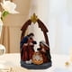 thumbnail image 2 of Estatuilla de Natividad Pintada a Mano Religiosa Escultura Tradicional Resina Nacimiento de Jesús para Regalo de Boda Favores, 2 of 9