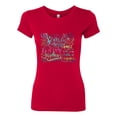 thumbnail image 2 of Wild Bobby, God Grant Me Serenity Courage and Wisdom Prayer Faith, Inspirational/Christian, Women Slim Fit Junior Tee, Red, Large, 2 of 3
