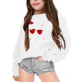 thumbnail image 4 of Mercatoo Girls Cute Pattern Sweatshirt Winter Christmas Print Casual Long Sleeve Pullover Sweaters Tops for 1 to 12 Years, 4 of 4