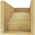 thumbnail image 4 of 10"W x 20"D x 10"H Wide Clemmons Rough Cedar Woodgrain TimberThane Corbel, Primed Tan, 4 of 6