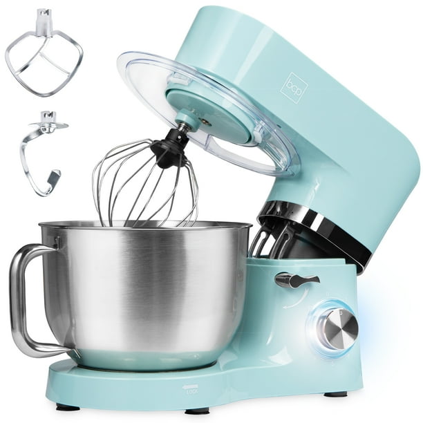 Best Choice Products 6.3qt 660W 6Speed TiltHead Stainless Steel Kitchen Mixer w/ 3 Attachments