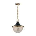 thumbnail image 3 of 60/7060-Nuvo Lighting-Faro-1 Light Large Pendant in Transitional Style-12.63 Inches Wide by 14.13 Inches High-Burnished Brass/Black Finish, 3 of 5