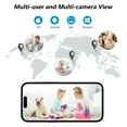 thumbnail image 4 of ieGeek 2.5K 5G/2.4GHz WiFi Pet Dog Camera with Phone App, Indoor Security Camera with 360° Ptz , IR Night Vision, Motion Detection, Two-Way Audio, Compatible with Alexa, 4 of 10