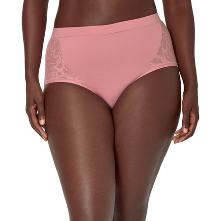 Women s Bali® s Coolest Smoothing High-Waist Brief Panty DFCSBF Color: Rose Tea Size: XX LARGE