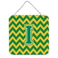 thumbnail image 1 of Lettre I Chevron Vert & or Mur Ou Porte Suspendus Imprimés, 1 of 1