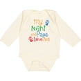 thumbnail image 3 of Inktastic Nani and Papa Love Me Boys or Girls Long Sleeve Baby Bodysuit, 3 of 5