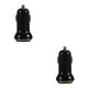 thumbnail image 1 of Sidaley 2 puertos USB 3.1A rápido de teléfono para automóvil Adaptador de corriente USB dual rápido Mini LED de Negro 2piezas, 1 of 6