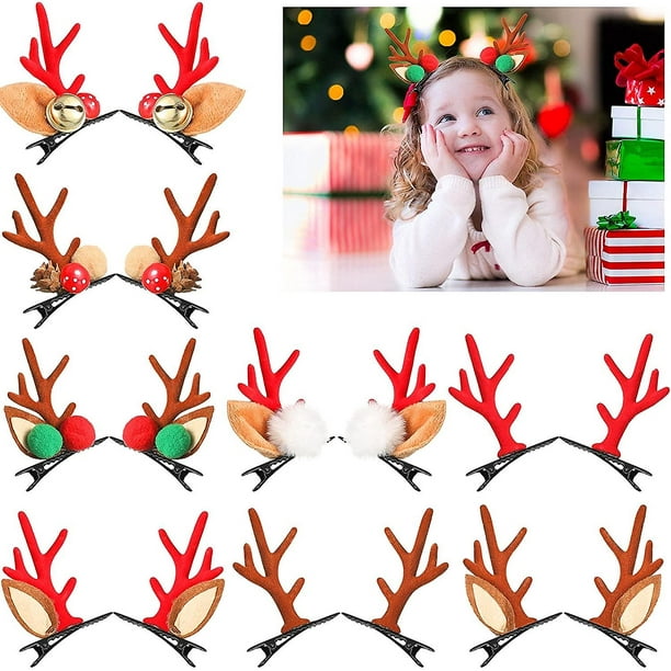 16 Pieces Christmas Hair Clip Christmas Hair Accessories For Girls